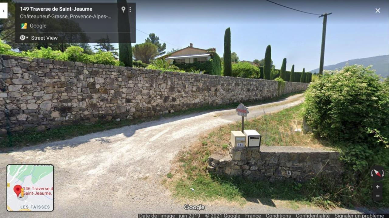 Bambou entre Mer et Montagnes Chateauneuf-Grasse Eksteriør bilde